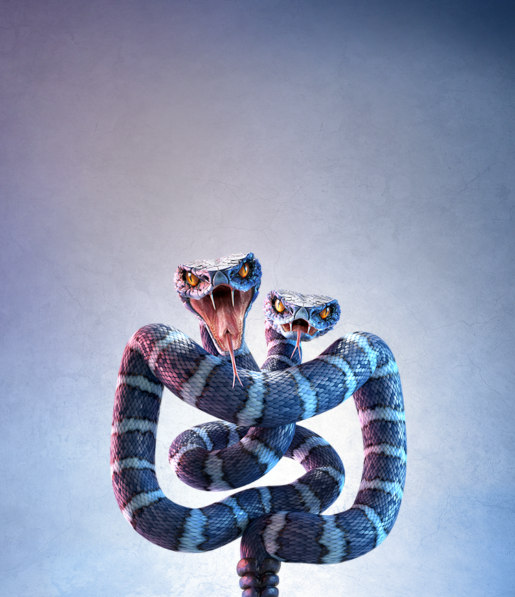 Snakes depicting BRAF mutations in mCRC